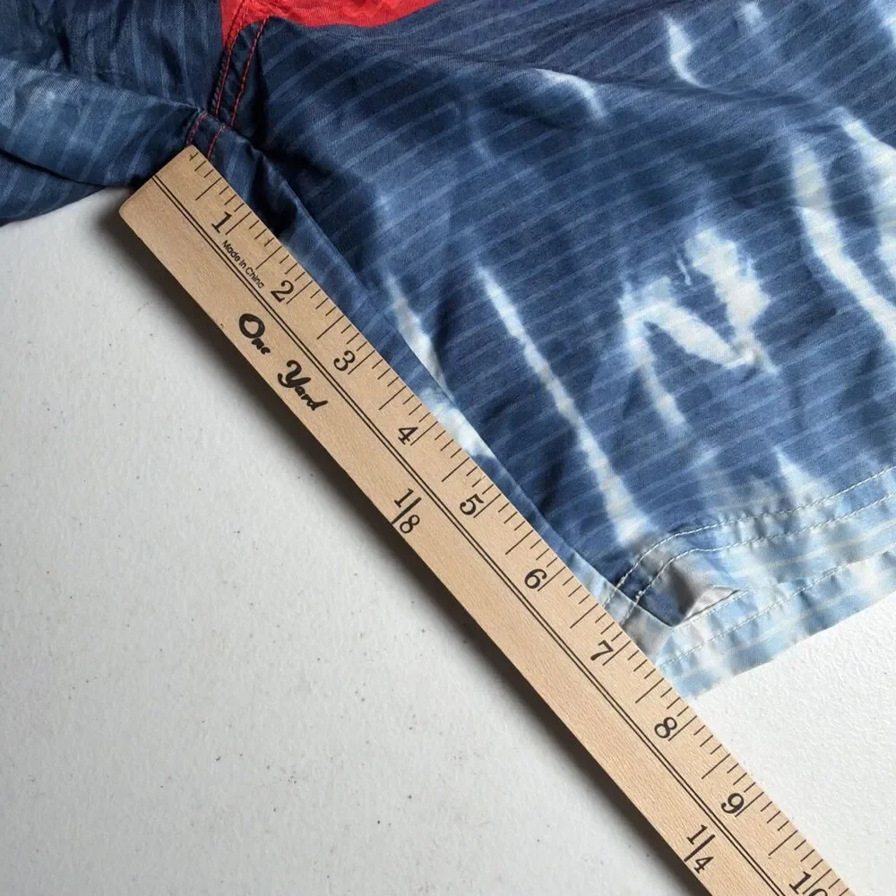 Under Armour Swim Trunks Y Small Blue USA Flag Patriotic Swim Shorts Youth A0025